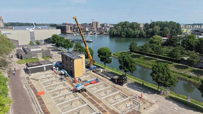 Bouw van Flexwoningen voor Oekraïense vluchtelingen
