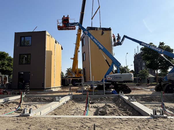Bouw van Flexwoningen voor Oekraïense vluchtelingen